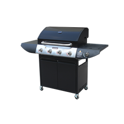 4 BURNER HOODED BBQ